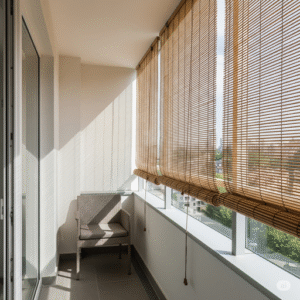 Bamboo Blinds (Balkon Minimalis)