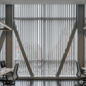 Vertical Blinds (Jendela Kantor Besar)
